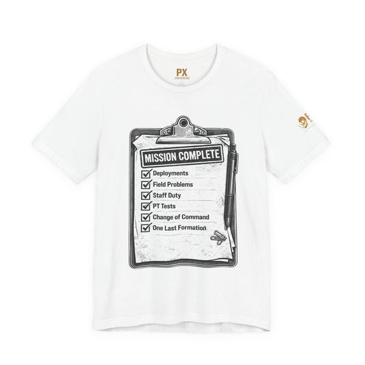 Mission Complete | Military Retirement T-Shirt