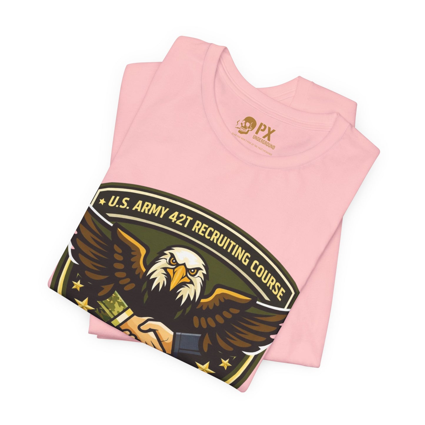 Misfits Fired Up! Eagle Shield T‑Shirt — U.S. Army 42T Recruiting Course
